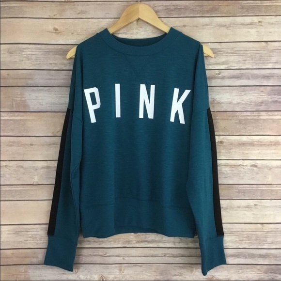 PINK Victoria's Secret Tops - NWOT PINK Sweatshirt With Sleeve Cutout